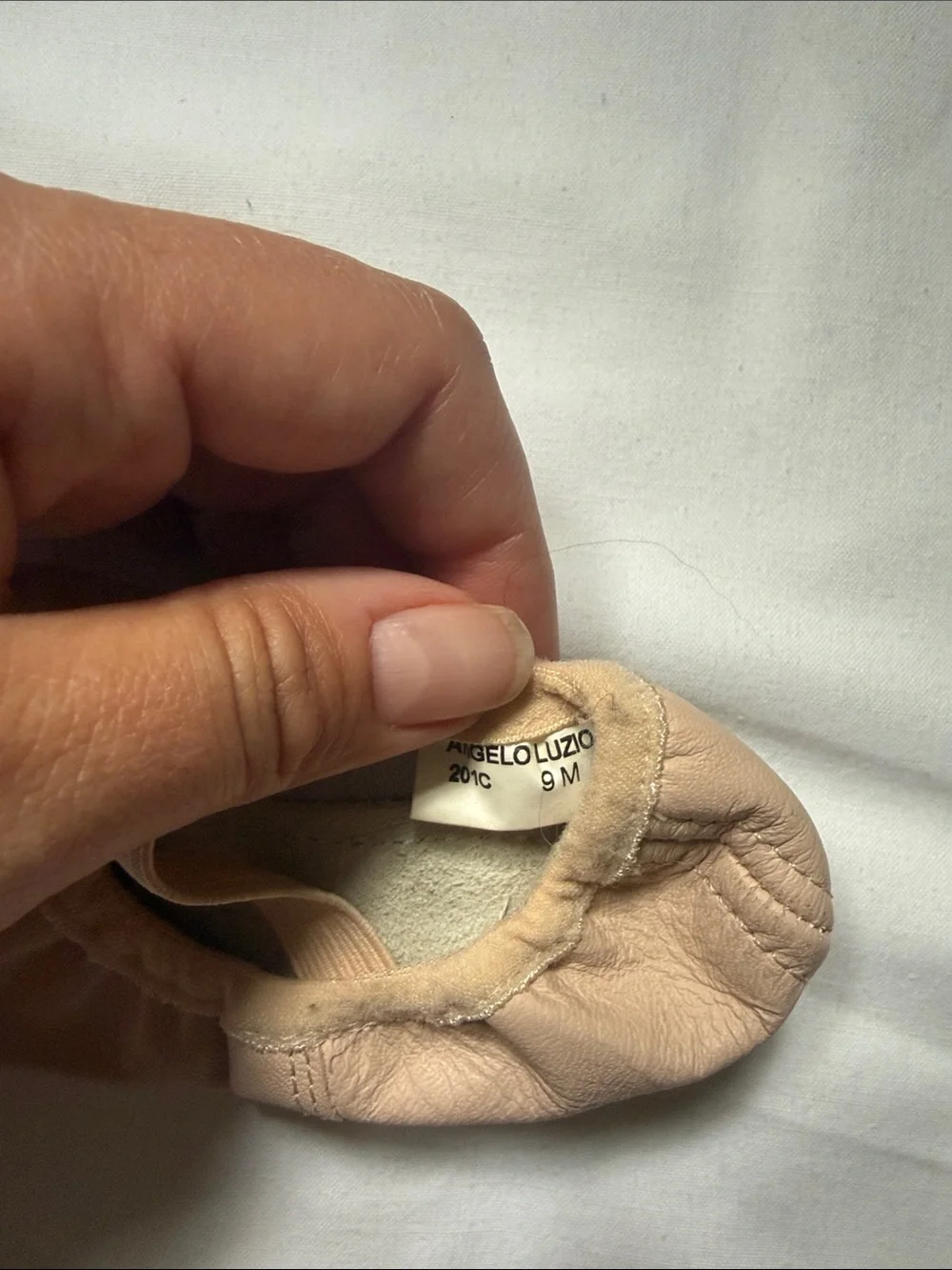 Toddler Ballet Shoes in Light Pink size 9